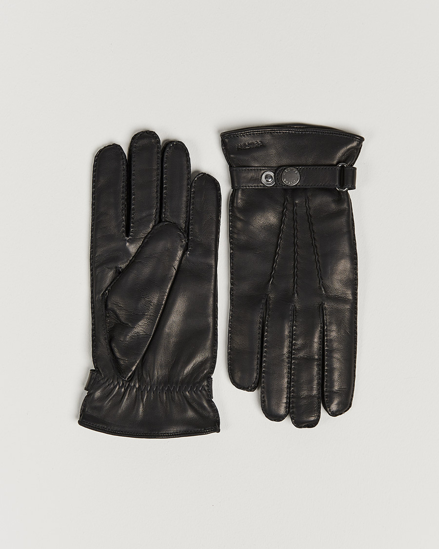 Hombres | Guantes | Hestra | Jake Wool Lined Buckle Glove Black