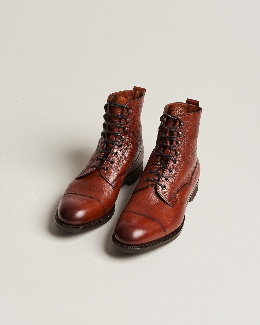 Hombres | Zapatos hechos a mano | Edward Green | Galway Ridgeway Boot Rosewood Country Calf