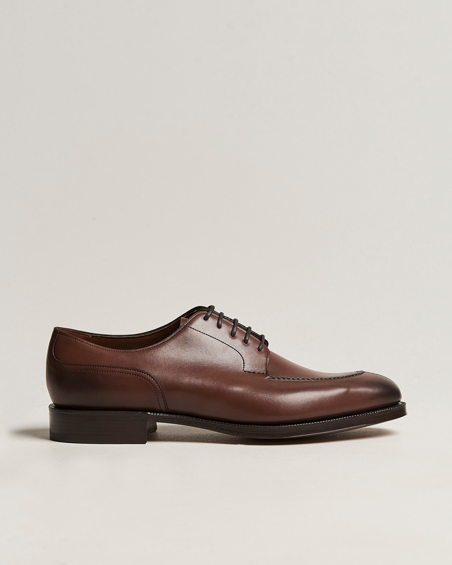 Hombres | Zapatos derby | Edward Green | Dover Split Toe Dark Oak Calf