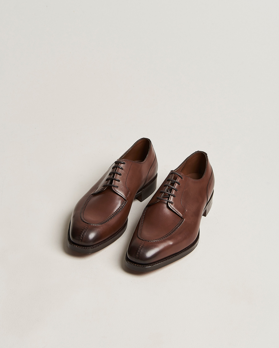 Hombres | Zapatos derby | Edward Green | Dover Split Toe Dark Oak Calf