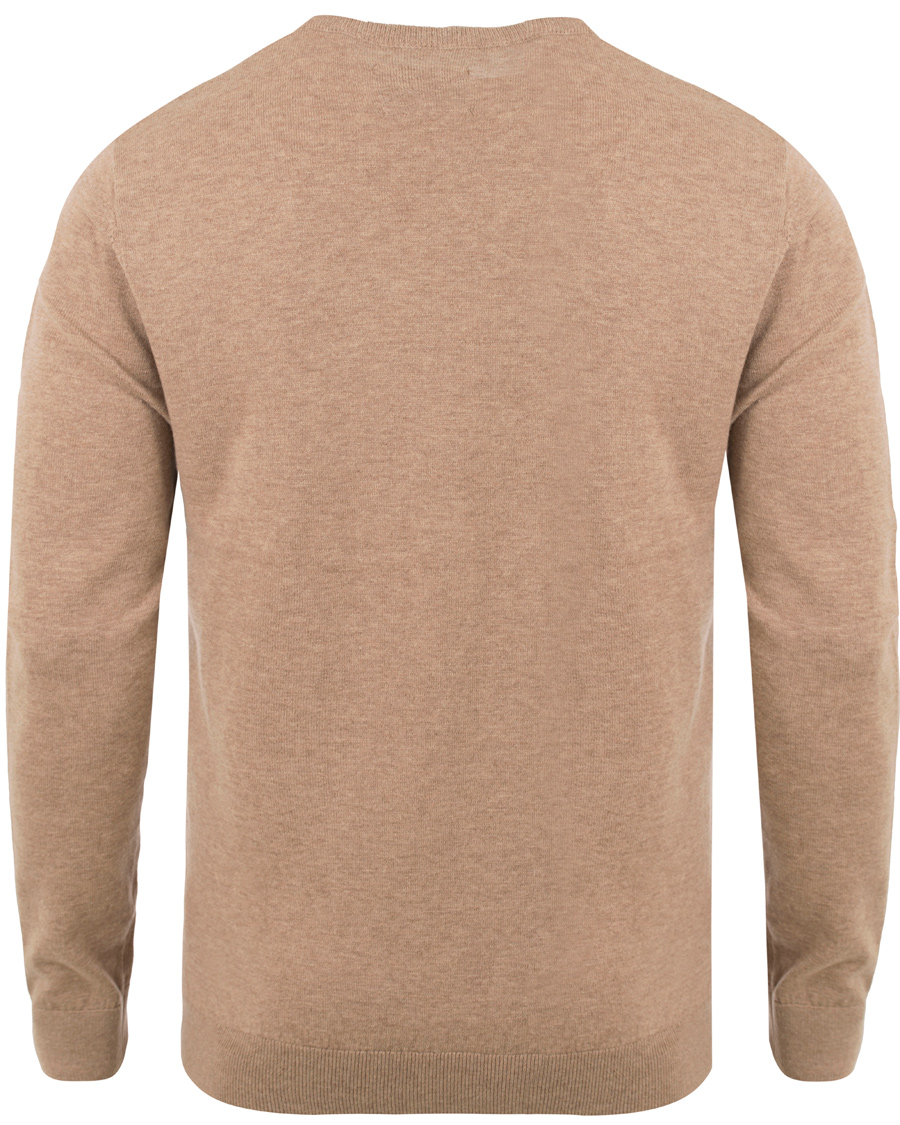 Hombres | Jerséis y prendas de punto | Lexington | Jeff Crewneck Sweater Silver Mink Beige