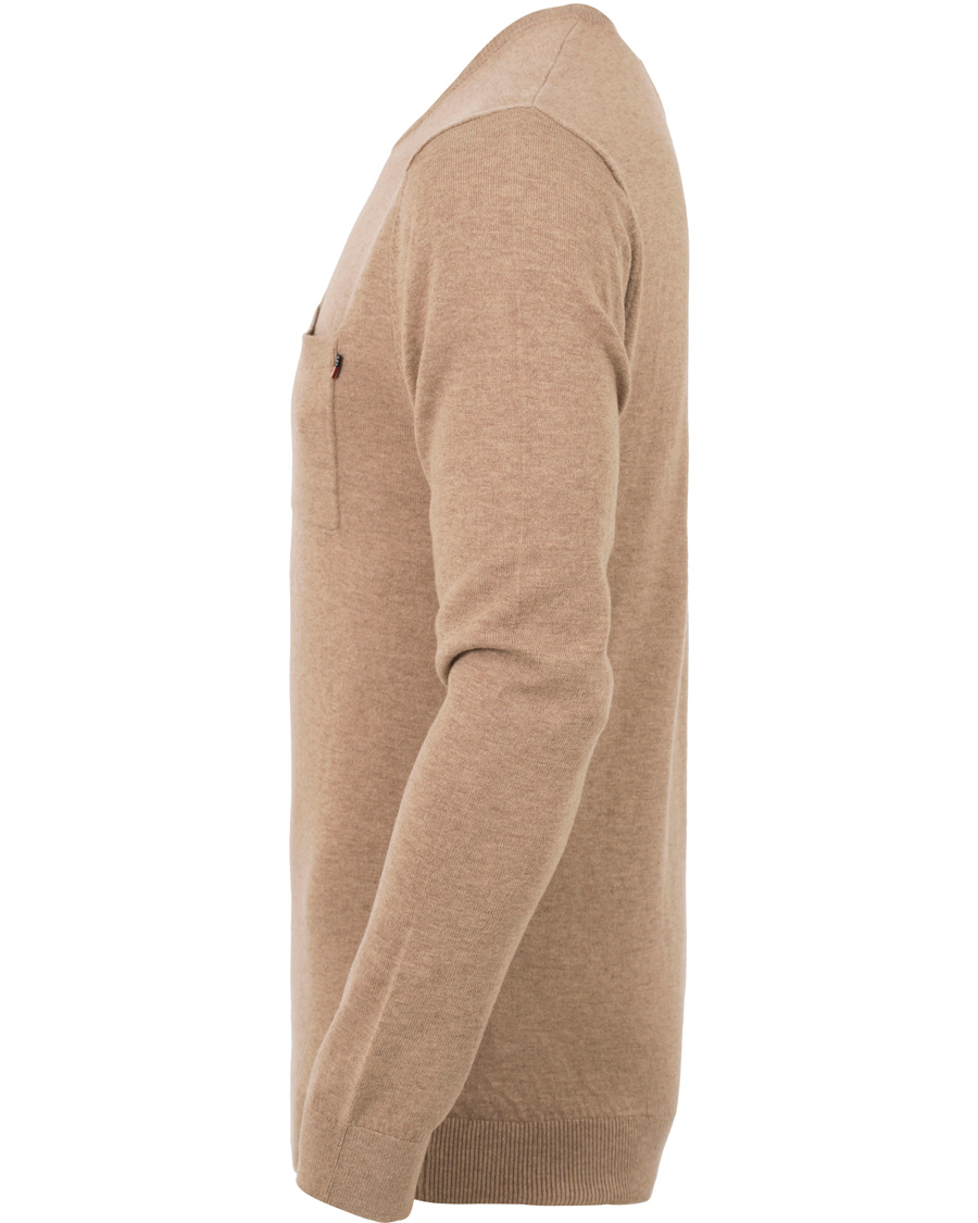Hombres | Jerséis y prendas de punto | Lexington | Jeff Crewneck Sweater Silver Mink Beige