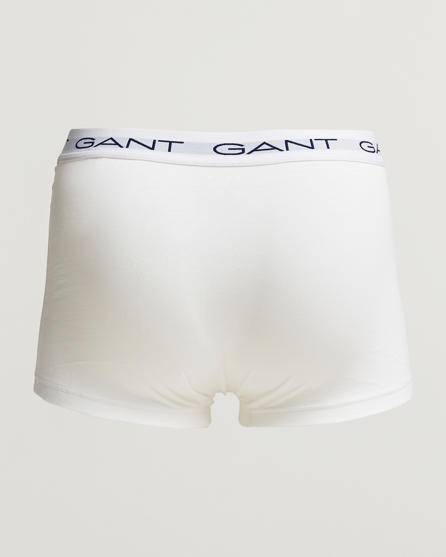 Hombres | Ropa interior y calcetines | GANT | 3-Pack Trunk Boxer White