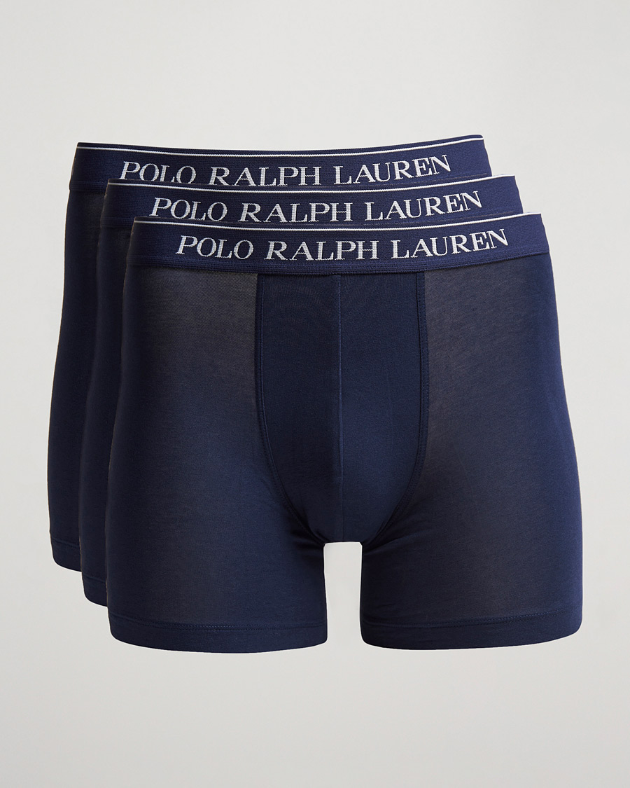 Hombres | Ropa interior y calcetines | Polo Ralph Lauren | 3-Pack Boxer Brief Navy