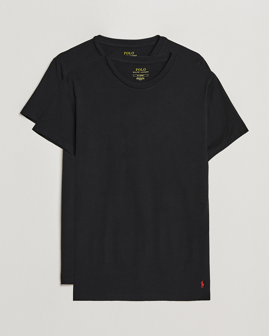 Hombres | Camisetas | Polo Ralph Lauren | 2-Pack Cotton Stretch T-Shirt Black
