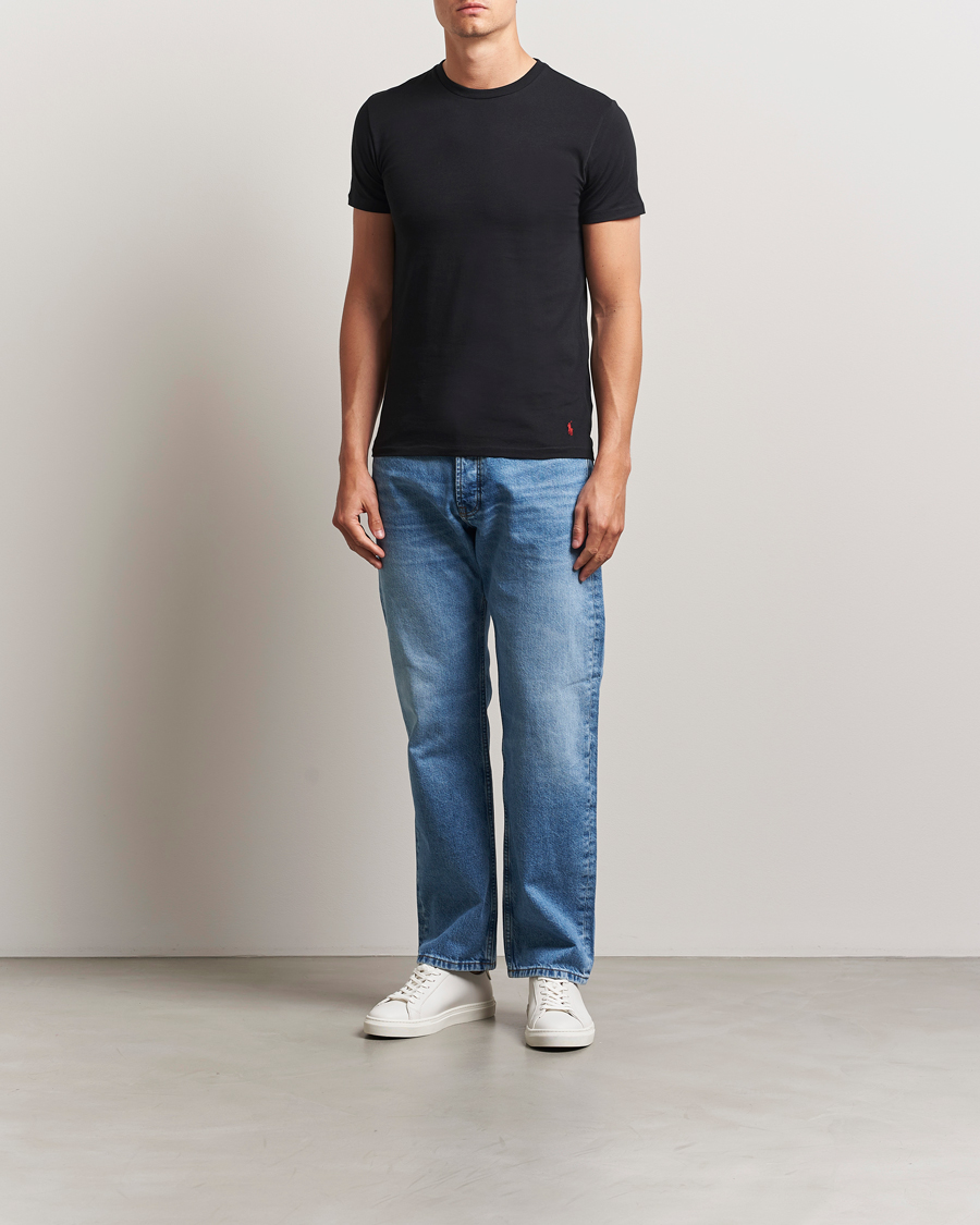 Hombres | Camisetas | Polo Ralph Lauren | 2-Pack Cotton Stretch T-Shirt Black