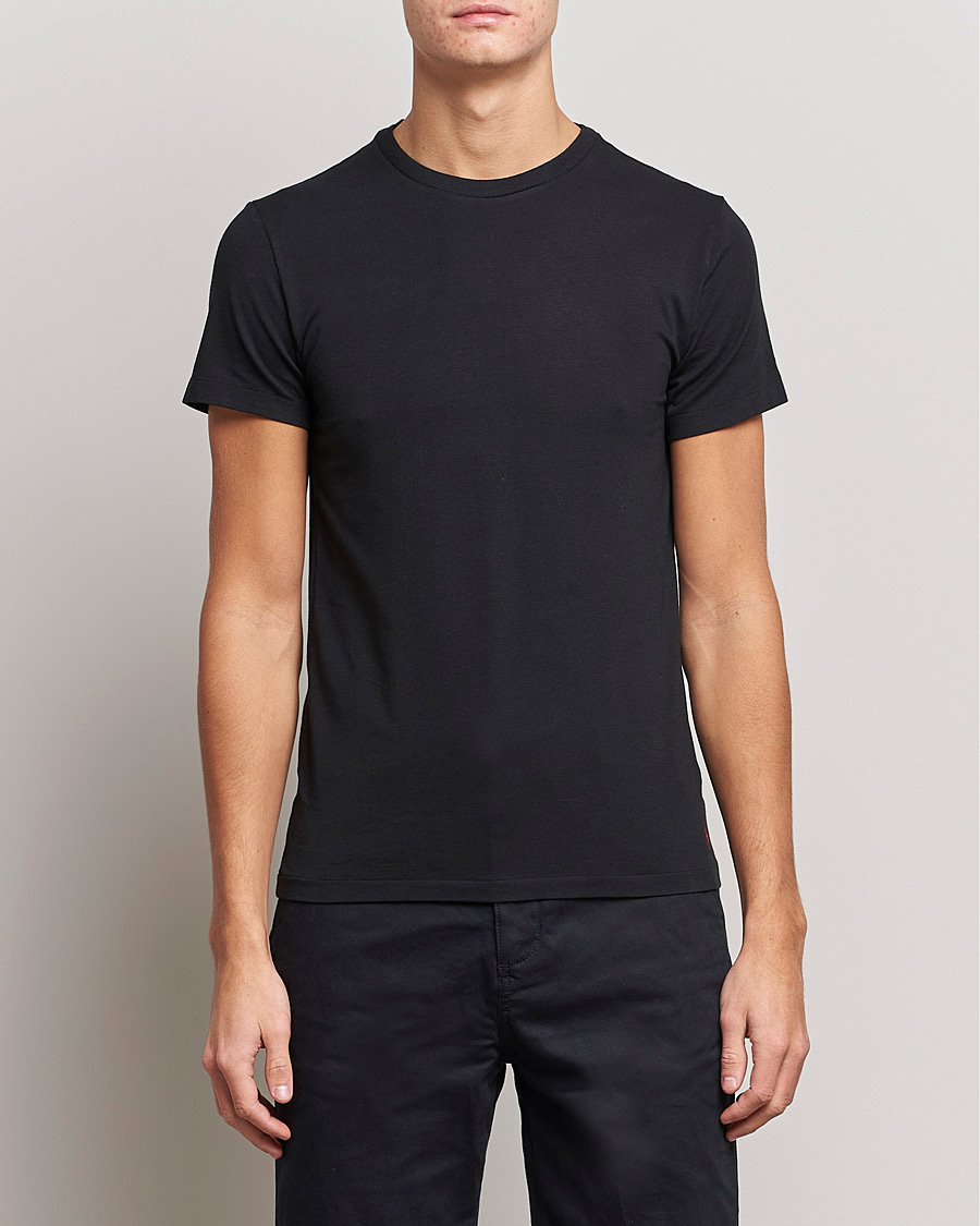Hombres | Camisetas negras | Polo Ralph Lauren | 2-Pack Cotton Stretch Polo Black