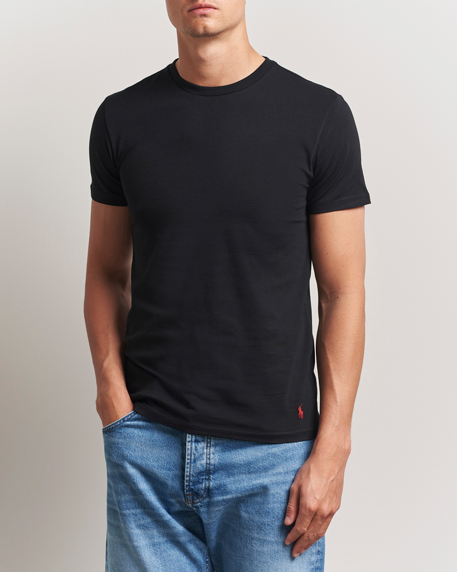 Hombres | Camisetas | Polo Ralph Lauren | 2-Pack Cotton Stretch T-Shirt Black
