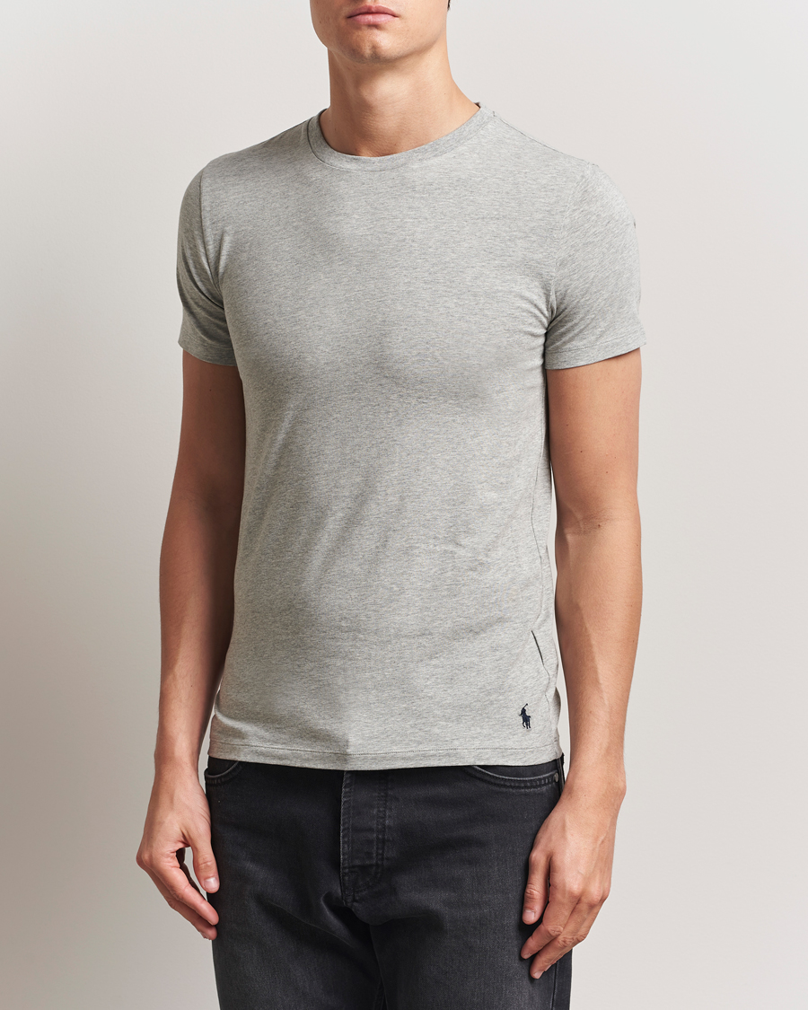 Hombres | Camisetas | Polo Ralph Lauren | 2-Pack Cotton Stretch T-Shirt Andover Heather