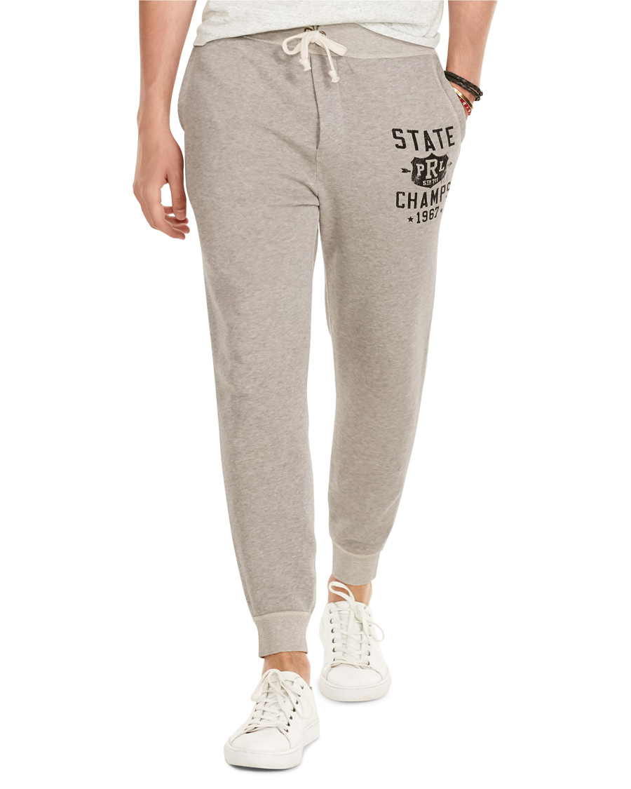 Hombres | Pantalones | Polo Ralph Lauren | State Champs Sweatpants Salt & Peppar