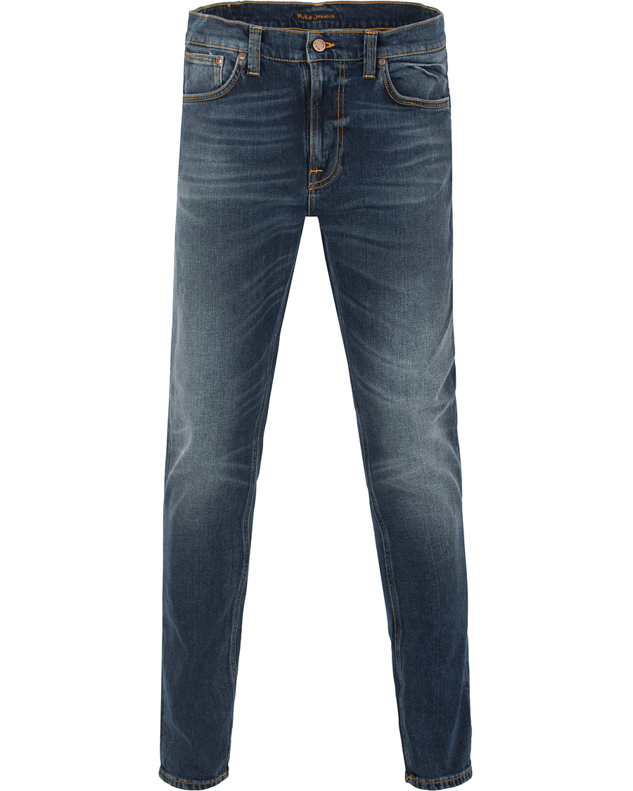 Hombres | Vaqueros | Nudie Jeans | Lean Dean Organic Slim Fit Stretch Jeans Dark Indigo