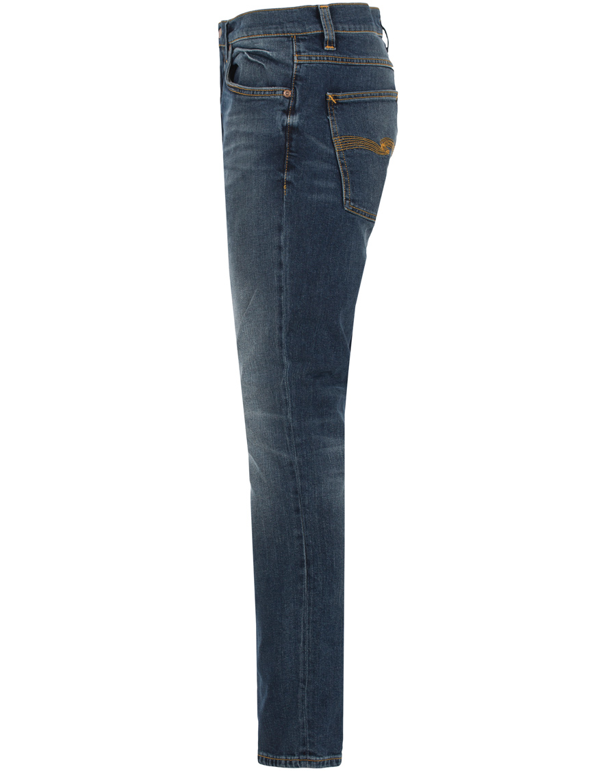 Hombres | Vaqueros | Nudie Jeans | Lean Dean Organic Slim Fit Stretch Jeans Dark Indigo