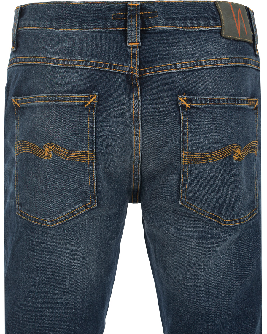Hombres | Vaqueros | Nudie Jeans | Lean Dean Organic Slim Fit Stretch Jeans Dark Indigo
