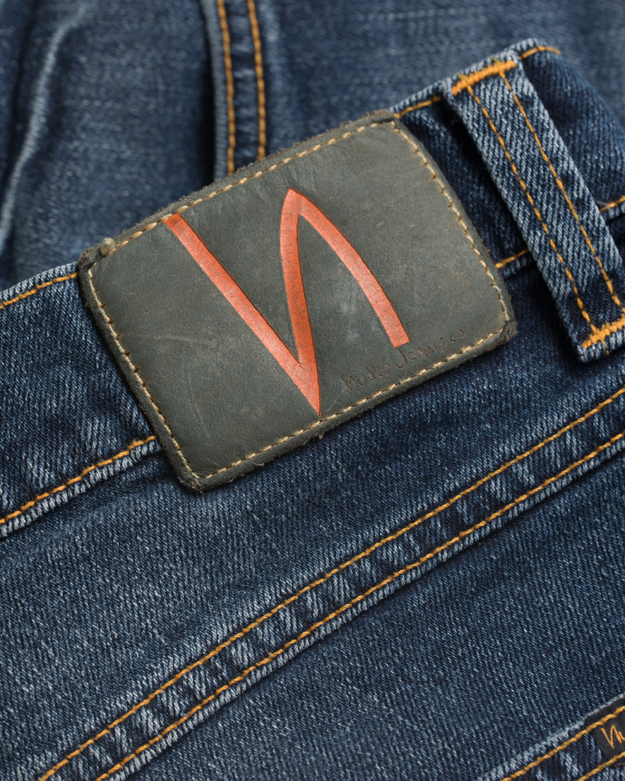Hombres | Vaqueros | Nudie Jeans | Lean Dean Organic Slim Fit Stretch Jeans Dark Indigo