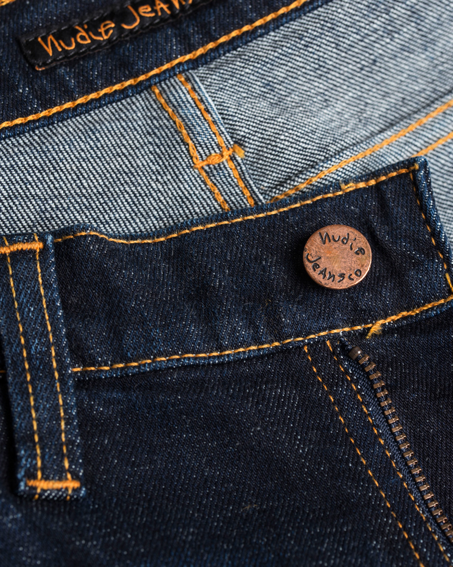 Hombres | Vaqueros | Nudie Jeans | Long John Organic Slim Fit Stretch Jeans Sparkles