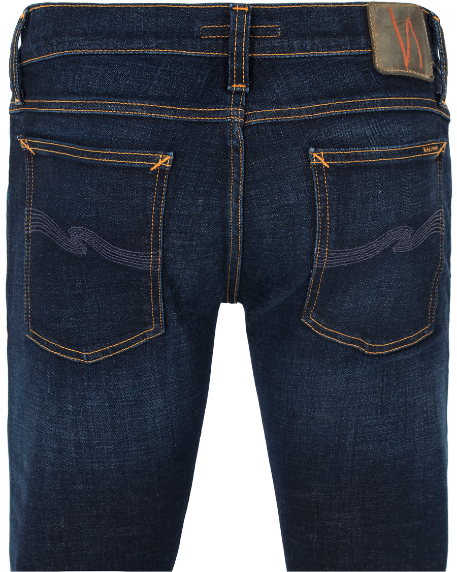 Hombres | Vaqueros | Nudie Jeans | Long John Organic Slim Fit Stretch Jeans Sparkles