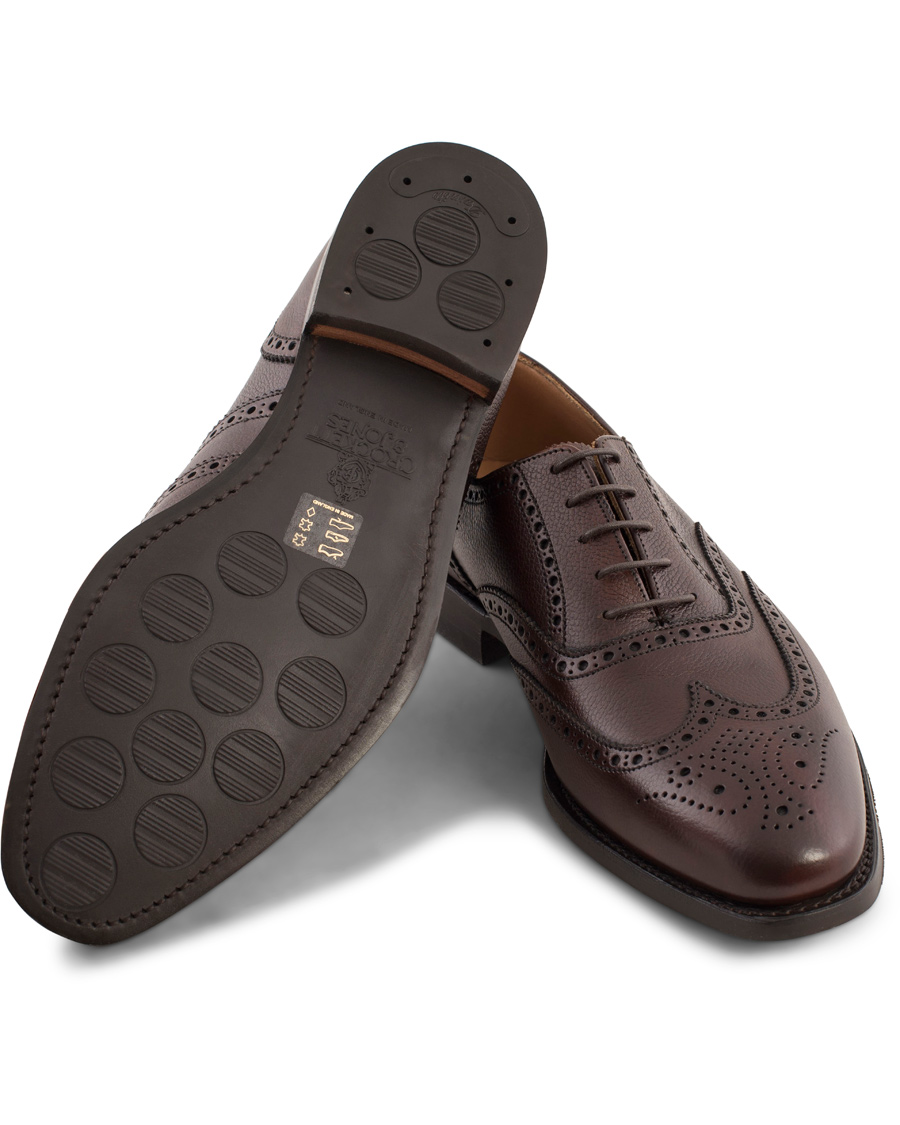 Hombres | Crockett & Jones MTO Finsbury Brogue City Sole Brown Grain Calf | Crockett & Jones | MTO Finsbury Brogue City Sole Brown Grain Calf