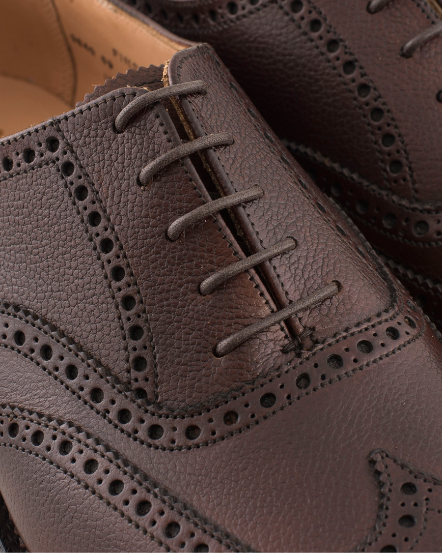 Hombres | Crockett & Jones MTO Finsbury Brogue City Sole Brown Grain Calf | Crockett & Jones | MTO Finsbury Brogue City Sole Brown Grain Calf