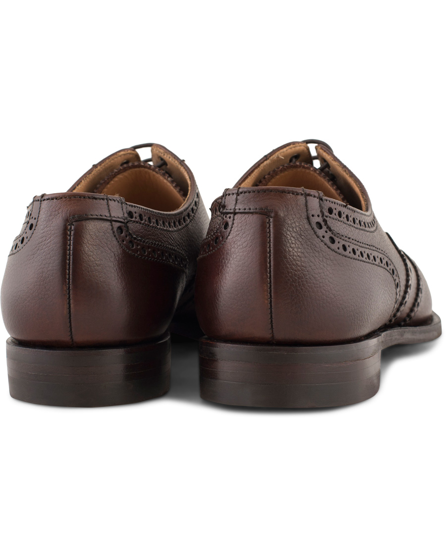 Hombres | Crockett & Jones MTO Finsbury Brogue City Sole Brown Grain Calf | Crockett & Jones | MTO Finsbury Brogue City Sole Brown Grain Calf