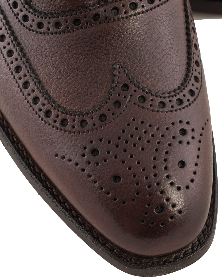 Hombres | Crockett & Jones MTO Finsbury Brogue City Sole Brown Grain Calf | Crockett & Jones | MTO Finsbury Brogue City Sole Brown Grain Calf