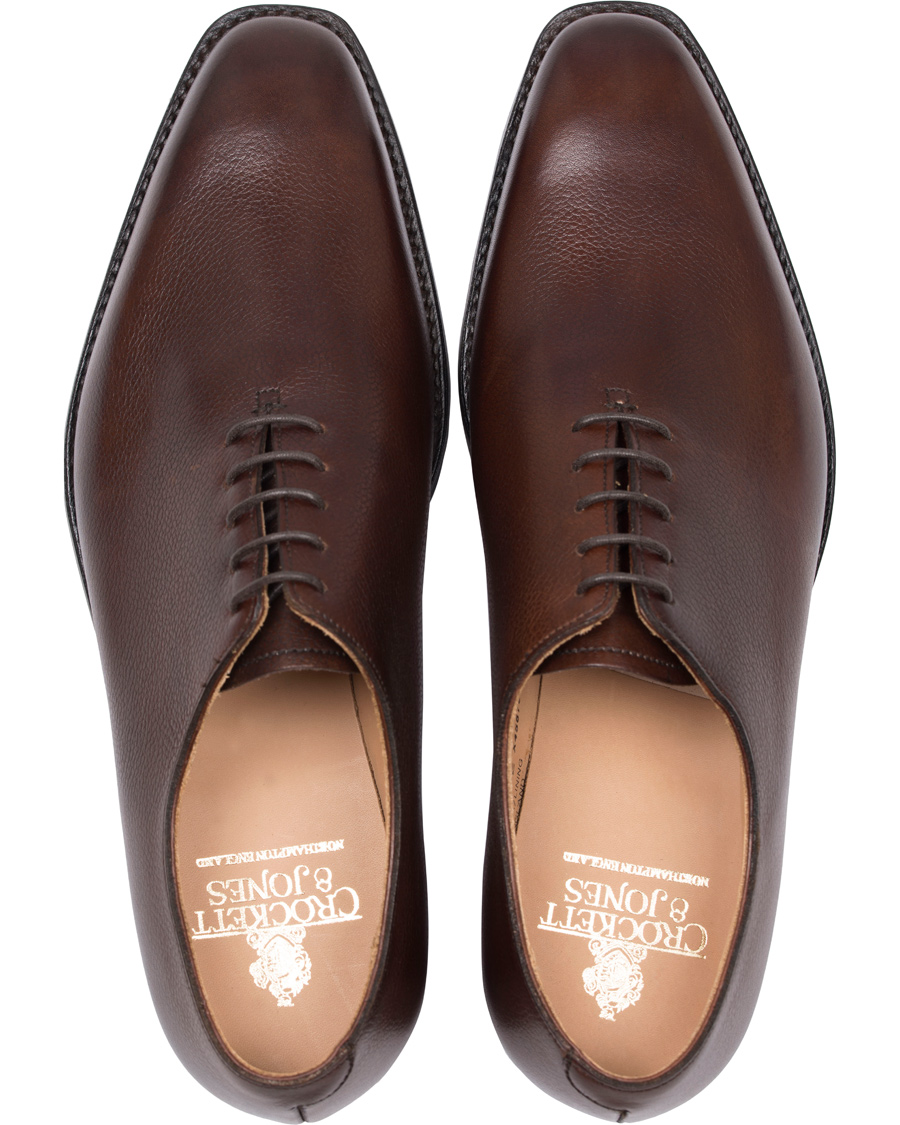Hombres | Crockett & Jones MTO Alex Oxford City Sole Brown Grain Calf | Crockett & Jones | MTO Alex Oxford City Sole Brown Grain Calf