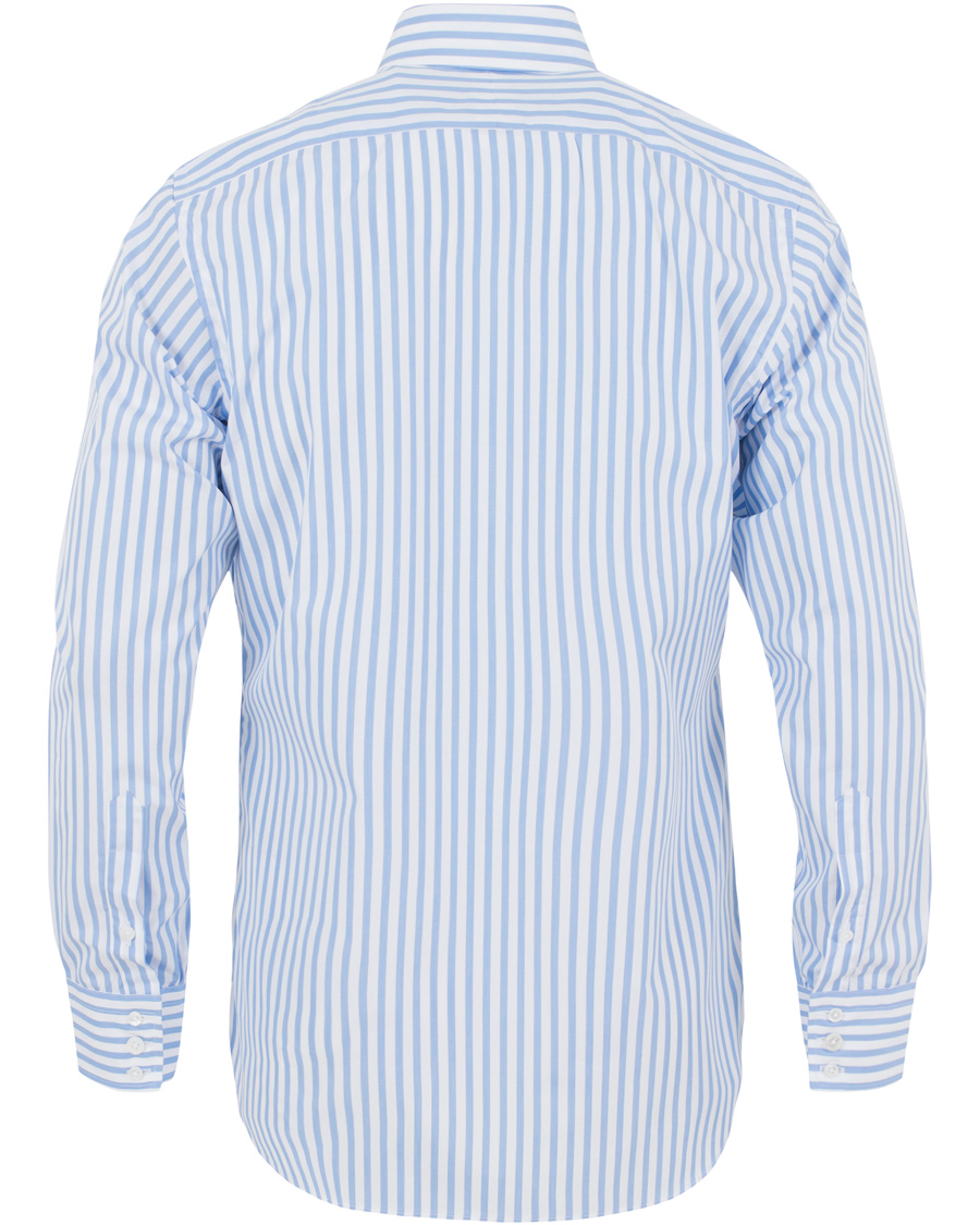 Hombres | Camisas | Turnbull & Asser | Slim Fit Bengal Stripe Shirt Light Blue