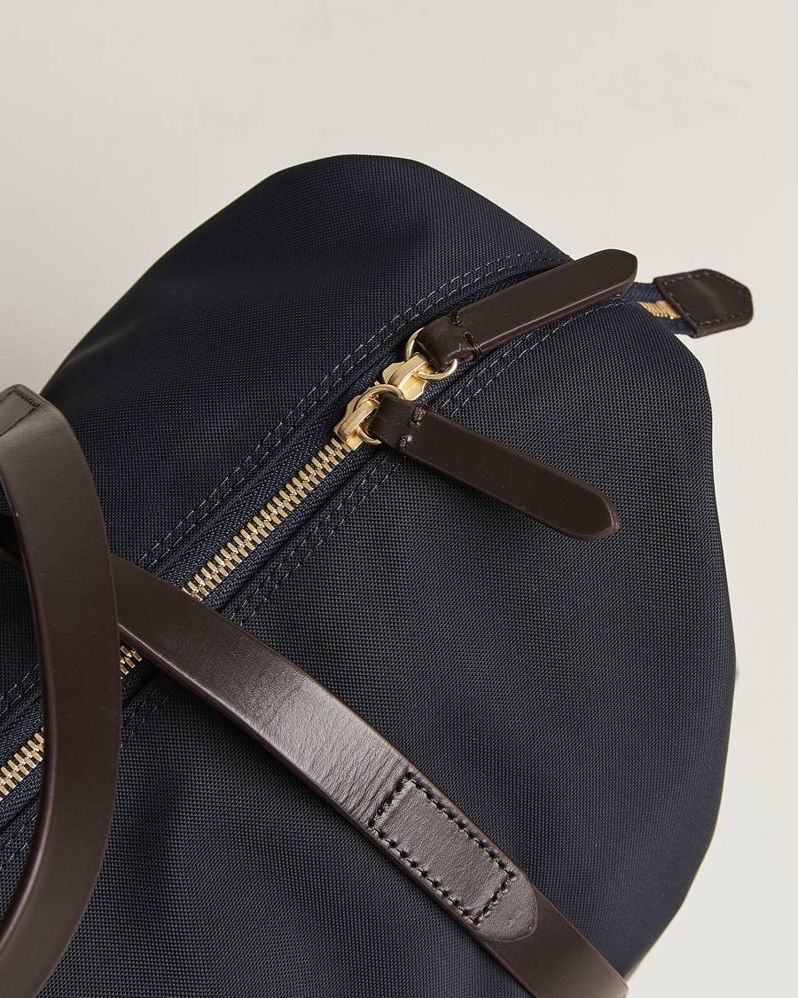 Hombres | Bolsos | Mismo | M/S Utility Nylon Duffle Bag Navy/Dark Brown