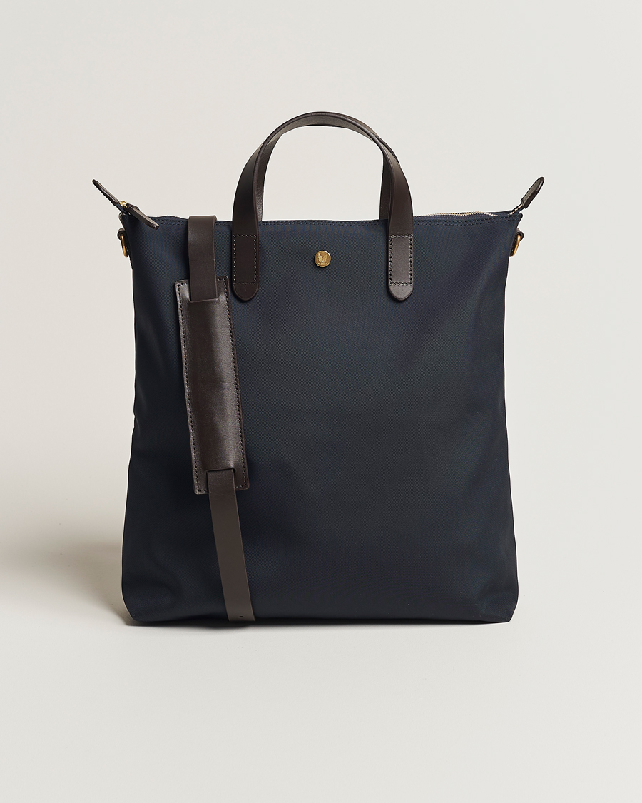Hombres | Bolsos | Mismo | M/S Canvas Shopper Navy/Dark Brown