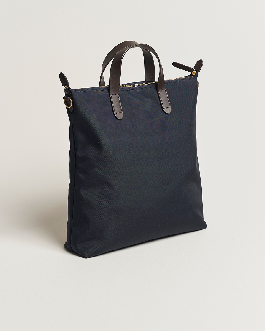 Hombres | Bolsos | Mismo | M/S Canvas Shopper Navy/Dark Brown