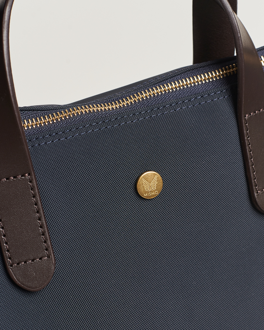 Hombres | Bolsos | Mismo | M/S Canvas Shopper Navy/Dark Brown