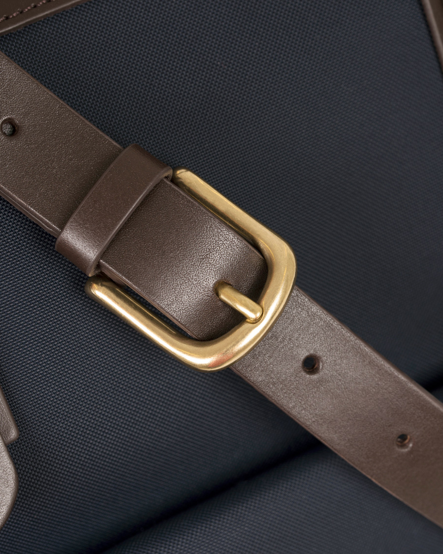 Hombres | Mismo M/S Canvas Briefcase Navy/Dark Brown | Mismo | M/S Canvas Briefcase Navy/Dark Brown