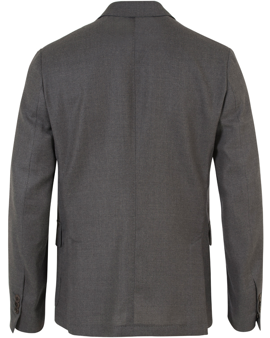 Hombres | Blazers | GANT Diamond G | Hopsack Travel Blazer Graphite Melange