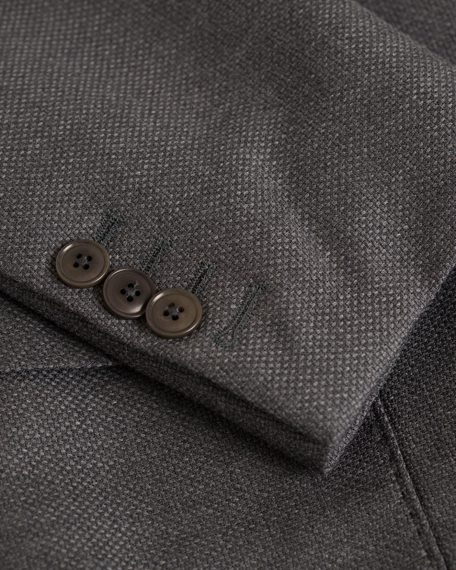 Hombres | Blazers | GANT Diamond G | Hopsack Travel Blazer Graphite Melange