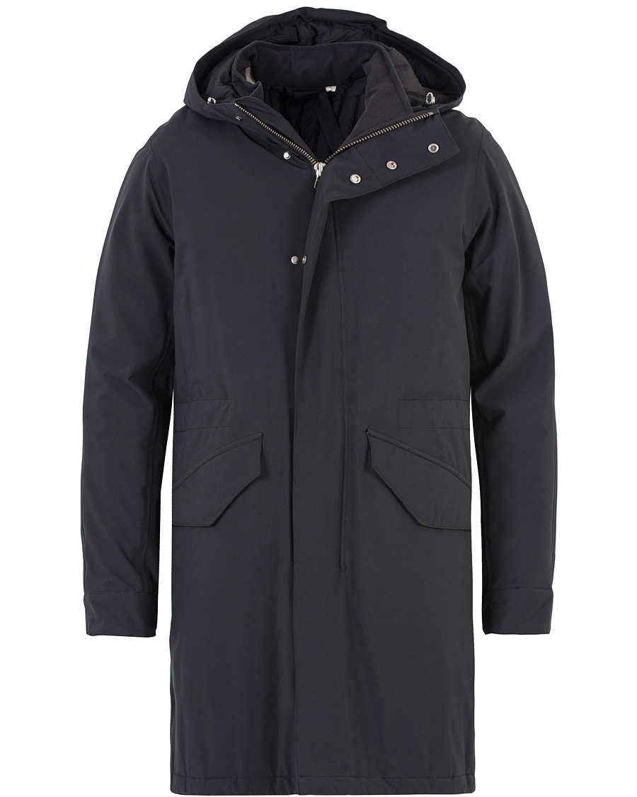 Hombres | Abrigos y chaquetas | GANT Diamond G | Weav Quilted Down Parka Black
