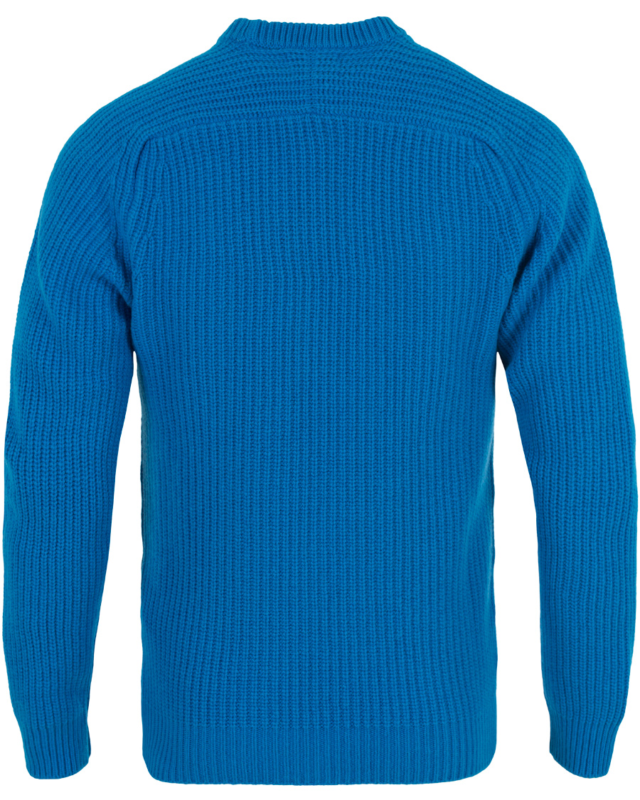 Hombres | Jerséis y prendas de punto | GANT Diamond G | Lambswool Cashmere Crew Neck Teal Blue