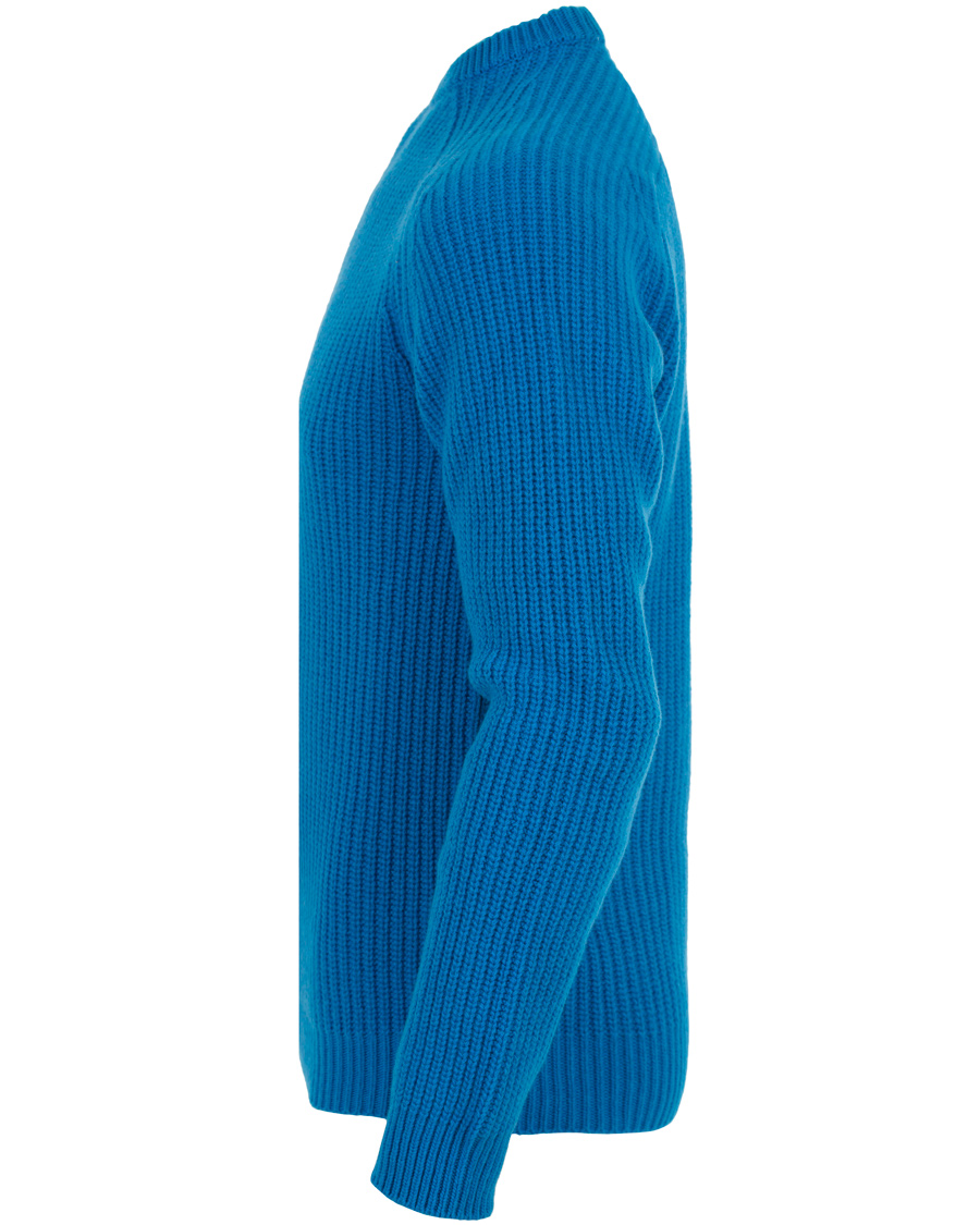 Hombres | Jerséis y prendas de punto | GANT Diamond G | Lambswool Cashmere Crew Neck Teal Blue