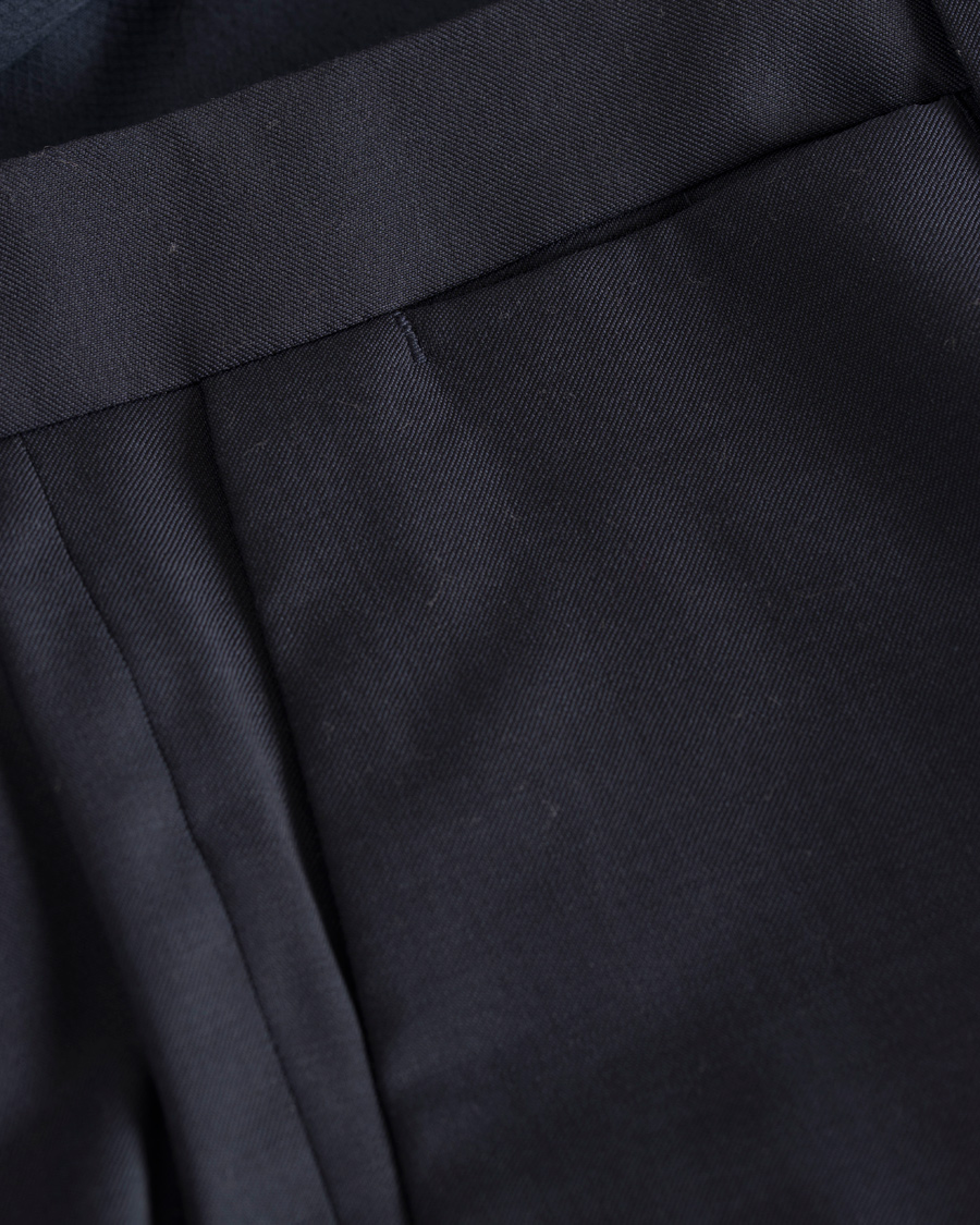 Hombres | Pantalones | GANT Diamond G | Tailored Slim Travel Pants Ink Blue