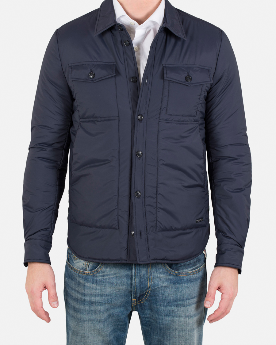 Hombres | Abrigos y chaquetas | Woolrich | Comfort Shirt Jacket Navy