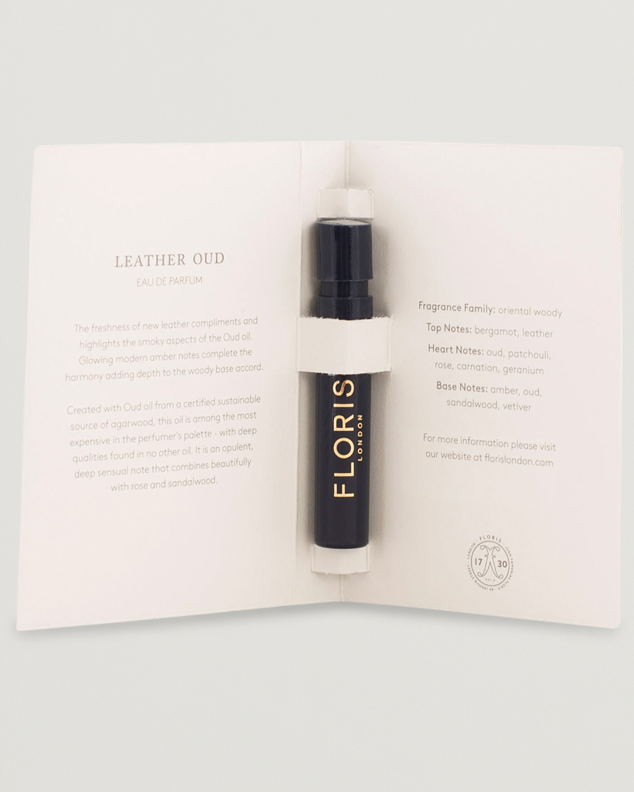 Hombres | Fragancias | | Floris London Leather Oud Eau de Parfum 1,2ml Sample