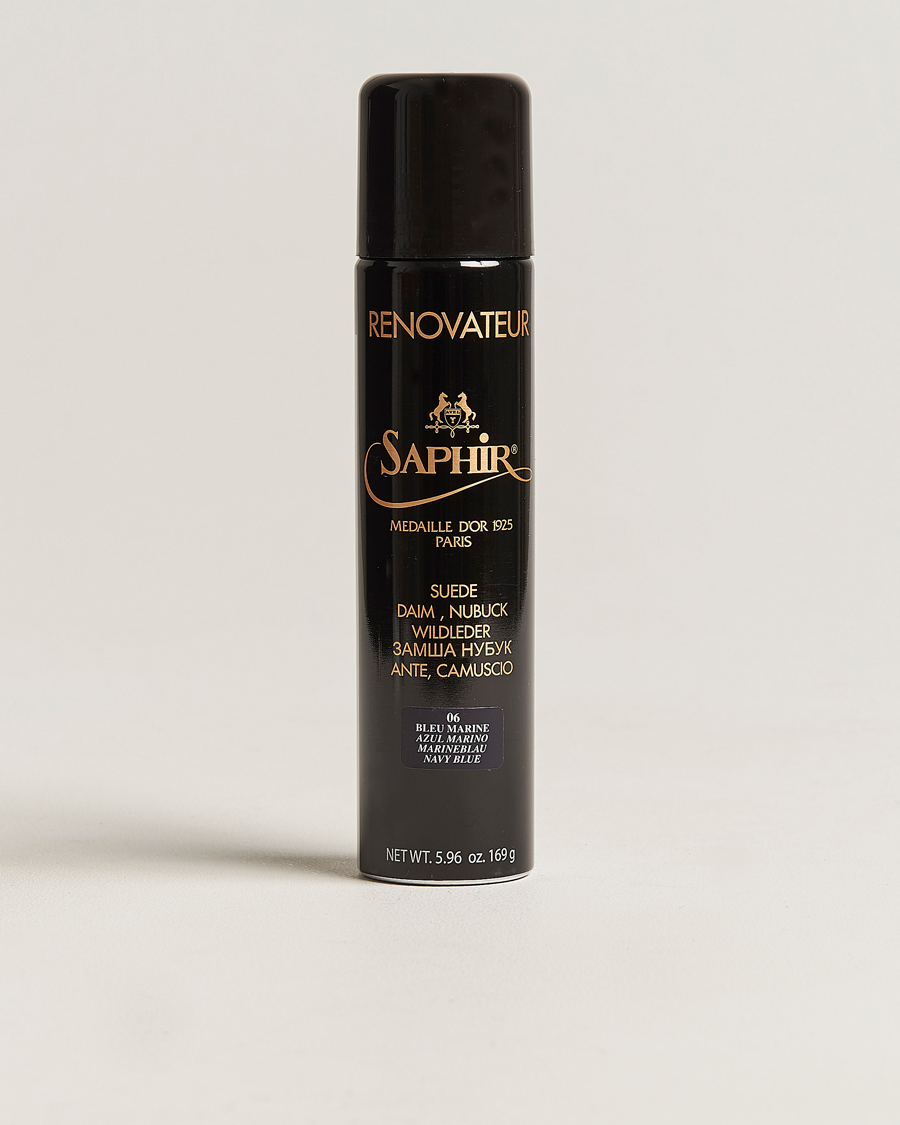 Hombres | Cuidado del calzado | Saphir Medaille d'Or | Renovateur Suede 250 ml Spray Navy Blue