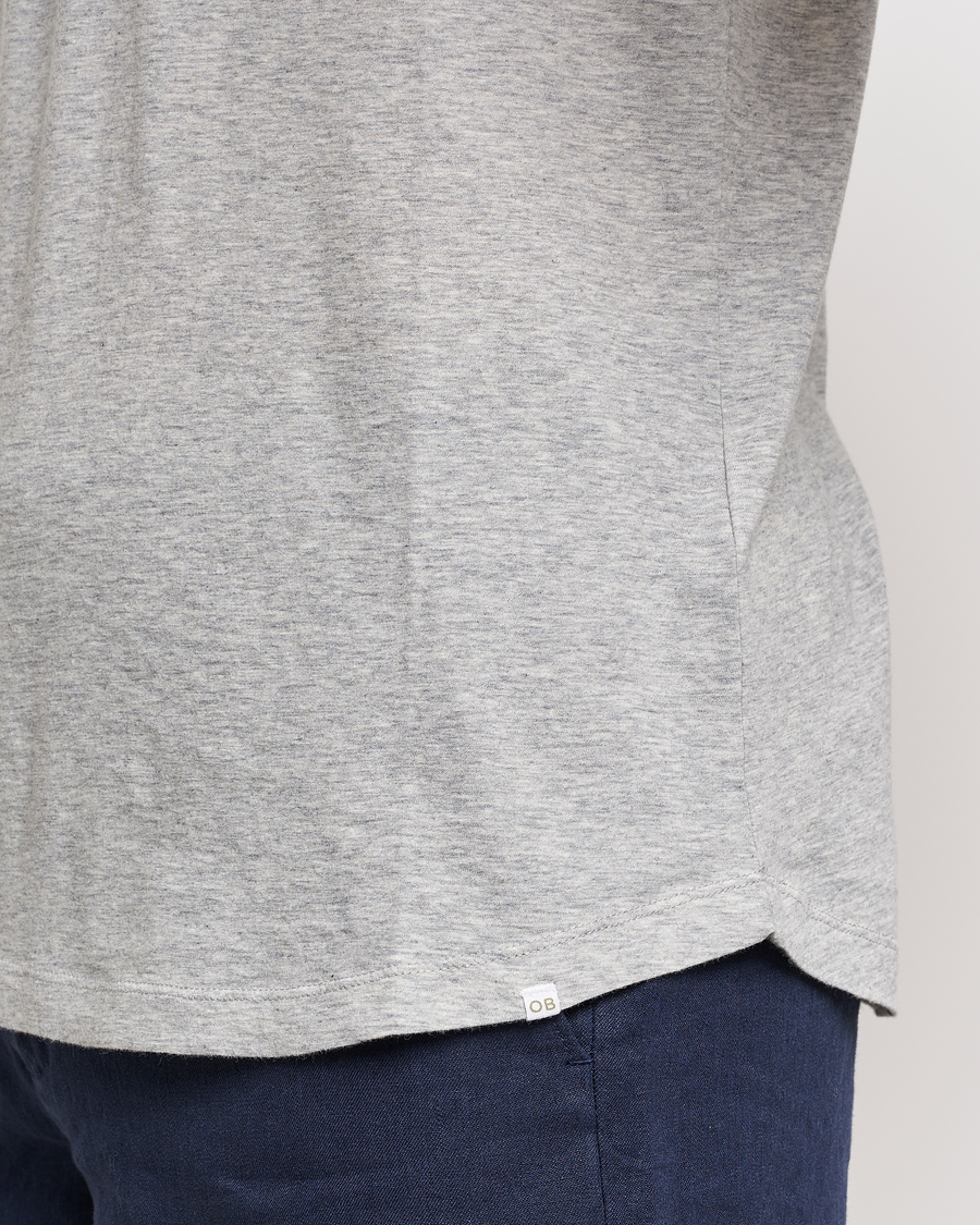 Hombres | Camisetas | Orlebar Brown | OB Crew Neck Tee Mid Grey Melange