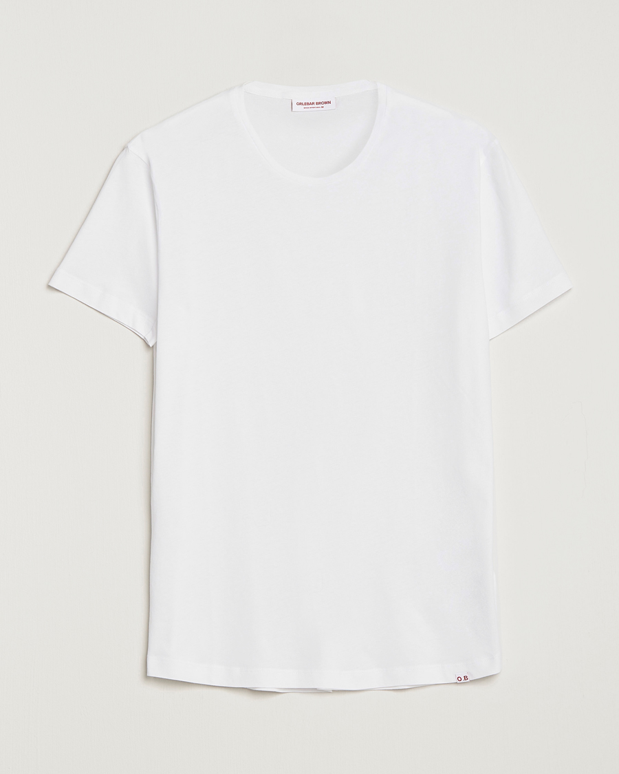 Hombres | Camisetas | Orlebar Brown | OB Crew Neck Tee White