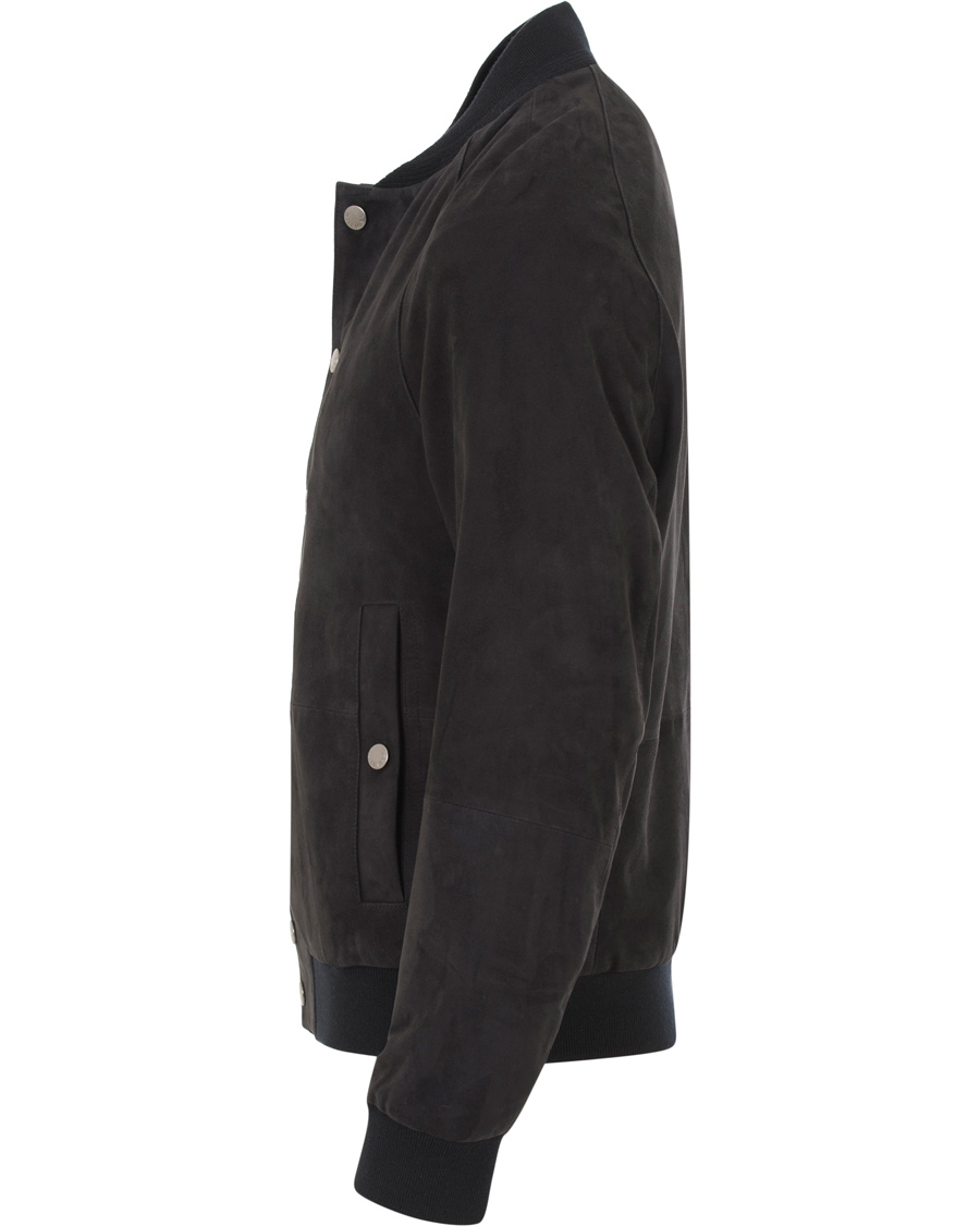 Hombres | Abrigos y chaquetas | Tommy Hilfiger | Caen Bomber Suede Jacket Midnight