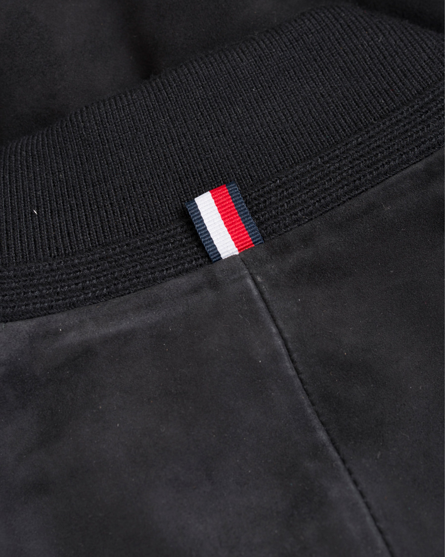 Hombres | Abrigos y chaquetas | Tommy Hilfiger | Caen Bomber Suede Jacket Midnight