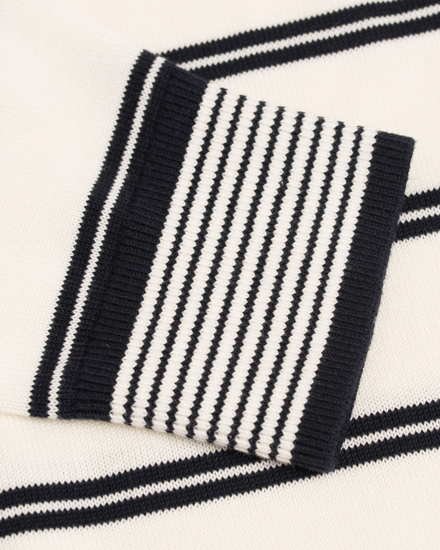 Hombres | Jerséis y prendas de punto | Tommy Hilfiger | Hendrics Stripe Knitted Crew Neck Snow White