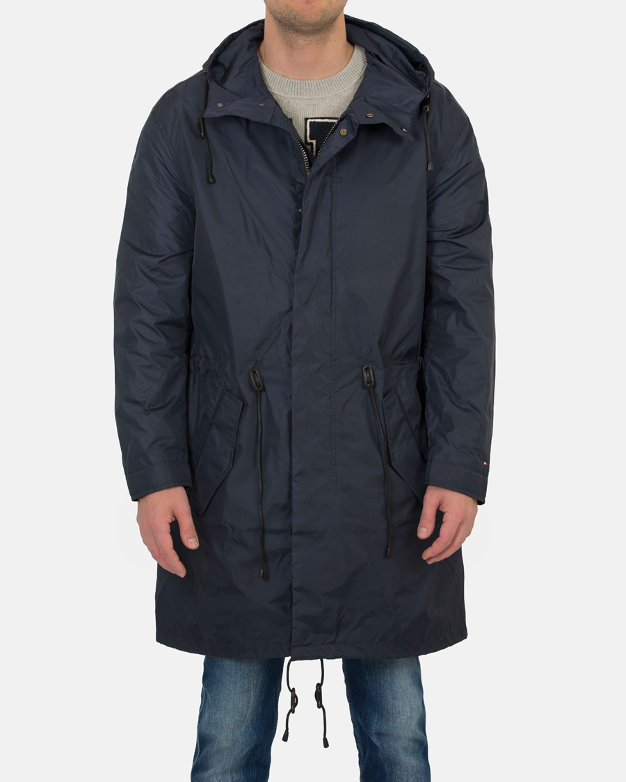 Hombres | Abrigos y chaquetas | Tommy Hilfiger | Br-Spencer Fish Tail Parka Peacoat Blue