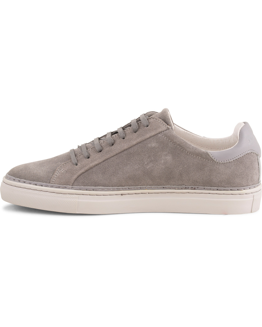 Hombres | J.Lindeberg Lace Suede Sneaker Stone Grey | J.Lindeberg | Lace Suede Sneaker Stone Grey