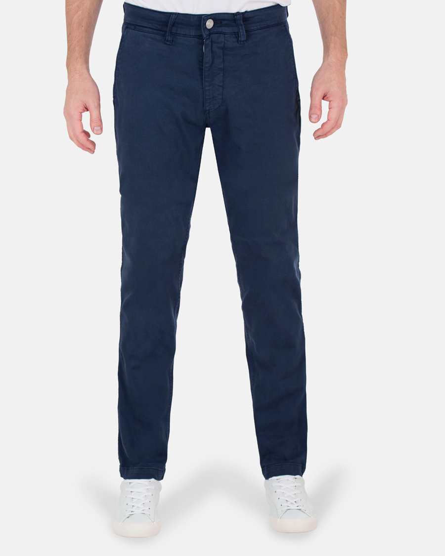 Hombres | Pantalones | NN07 | Marco 1200 Stretch Chinos Light Navy