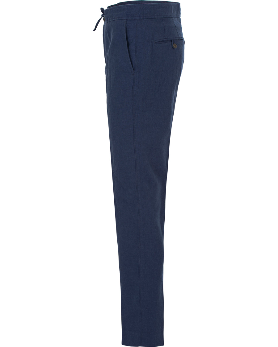Hombres | Pantalones | NN07 | Copenhagen Cotton/Linen Trousers Blue