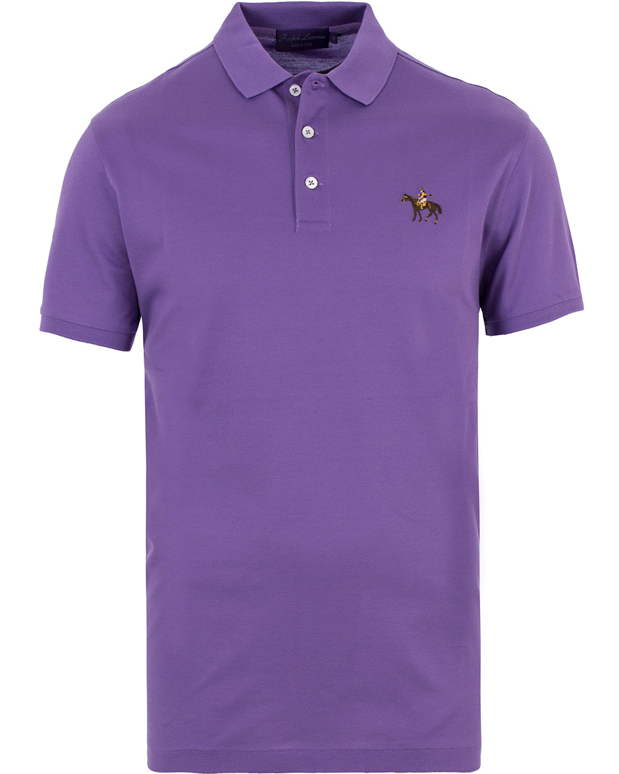 Hombres | Polos | Ralph Lauren Purple Label | Mercerized Cotton Pique Classic Lavender
